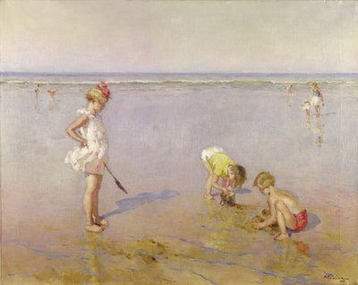 Beach Scene by Charles Garabed Atamian